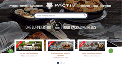 Desktop Screenshot of pactiv.com