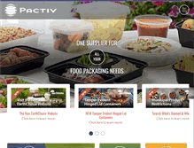 Tablet Screenshot of pactiv.com